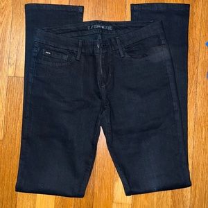 Joes jeans black cigarette fit size 28